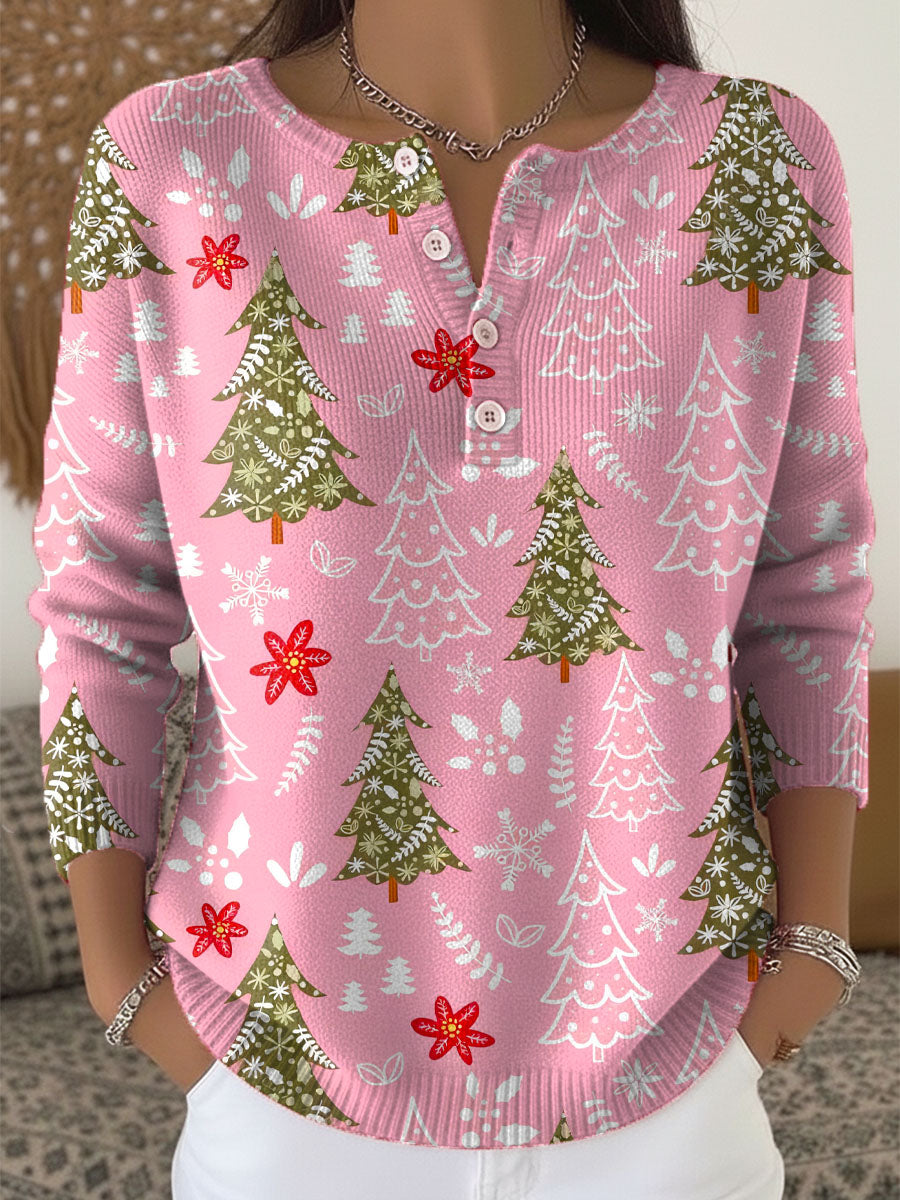 Sofia | Camisola de Natal com botões