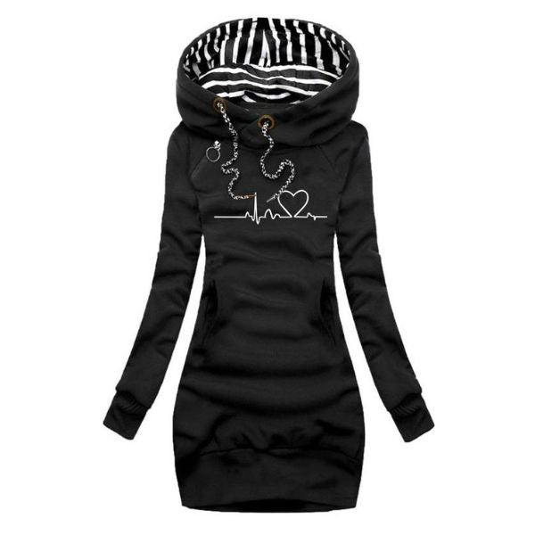 Sara | Vestido Estampado com Design Elegante