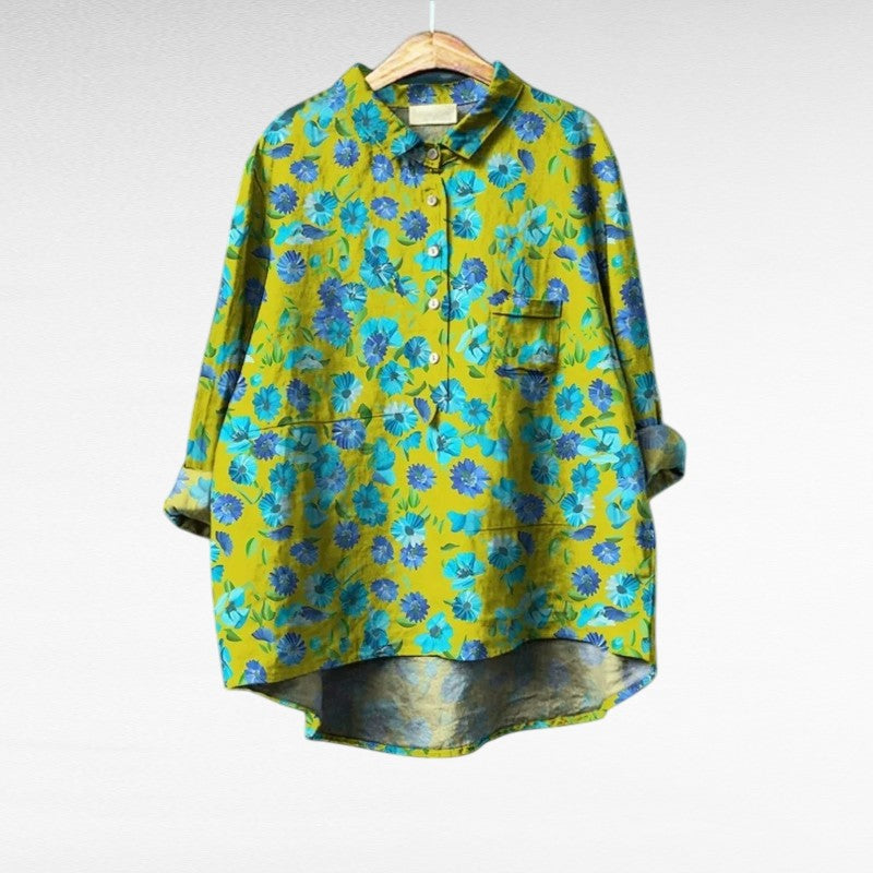 Axelle | Blusa de Verão Elegante de Linho
