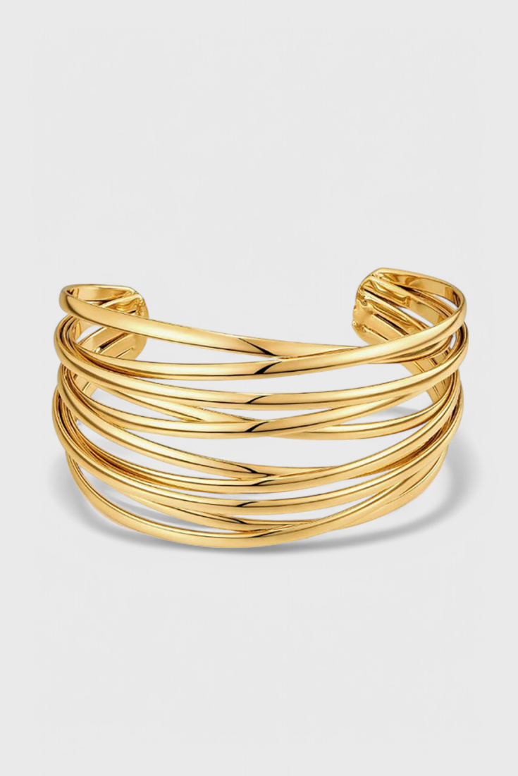 Pulseira de Arame em Camadas