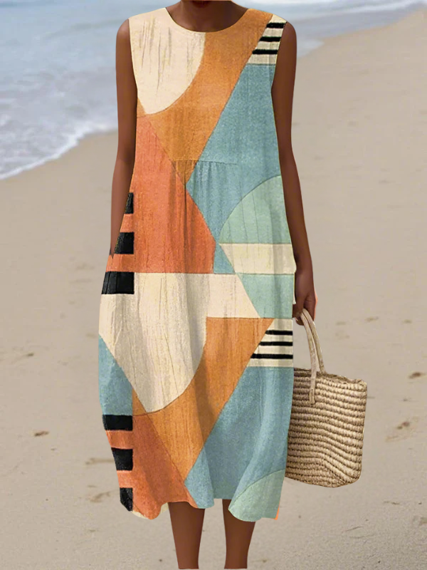 Iris | Vestido de verão leve e sem mangas