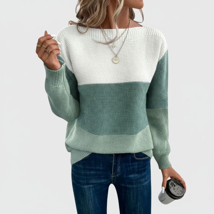 Marija - Camisola em Patchwork Tricolor
