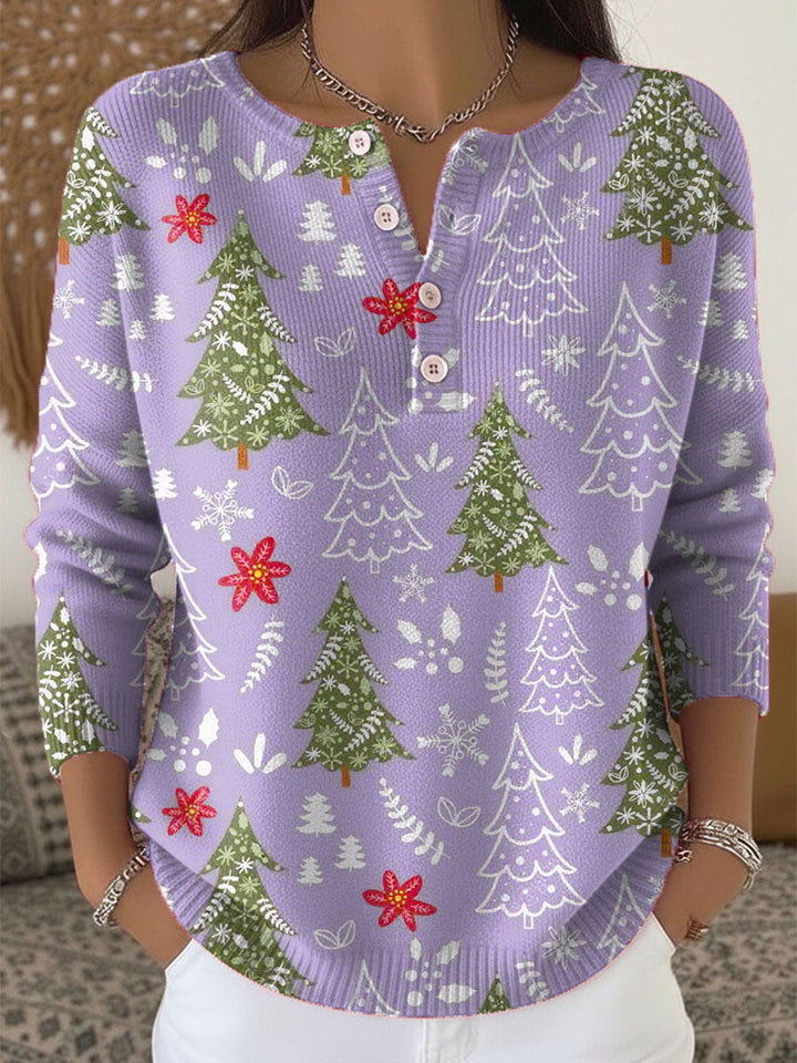 Sofia | Camisola de Natal com botões