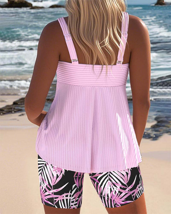 Luna® – Conjunto de tankini colorido