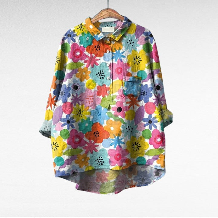 Thérèse | Elegante Blusa de Verão em Linho