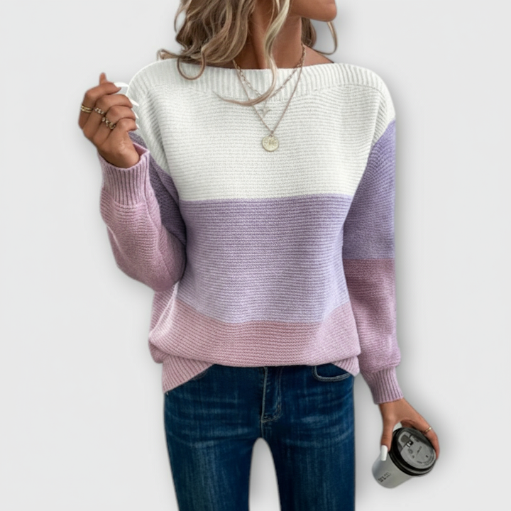Marija - Camisola em Patchwork Tricolor