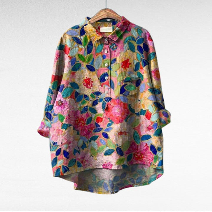 Claire | Elegante Blusa de Verão em Linho