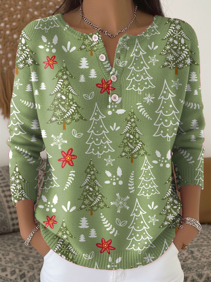 Sofia | Camisola de Natal com botões