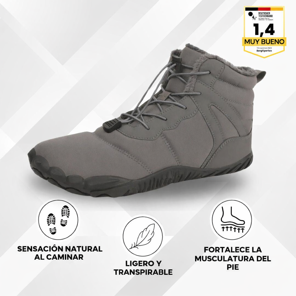IceWalk - Sapatos termo-barefoot impermeáveis e que aliviam a dor