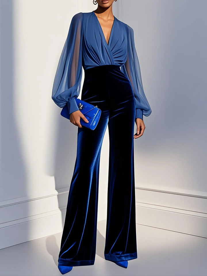 Maud™ | Macacão elegante com decote em V