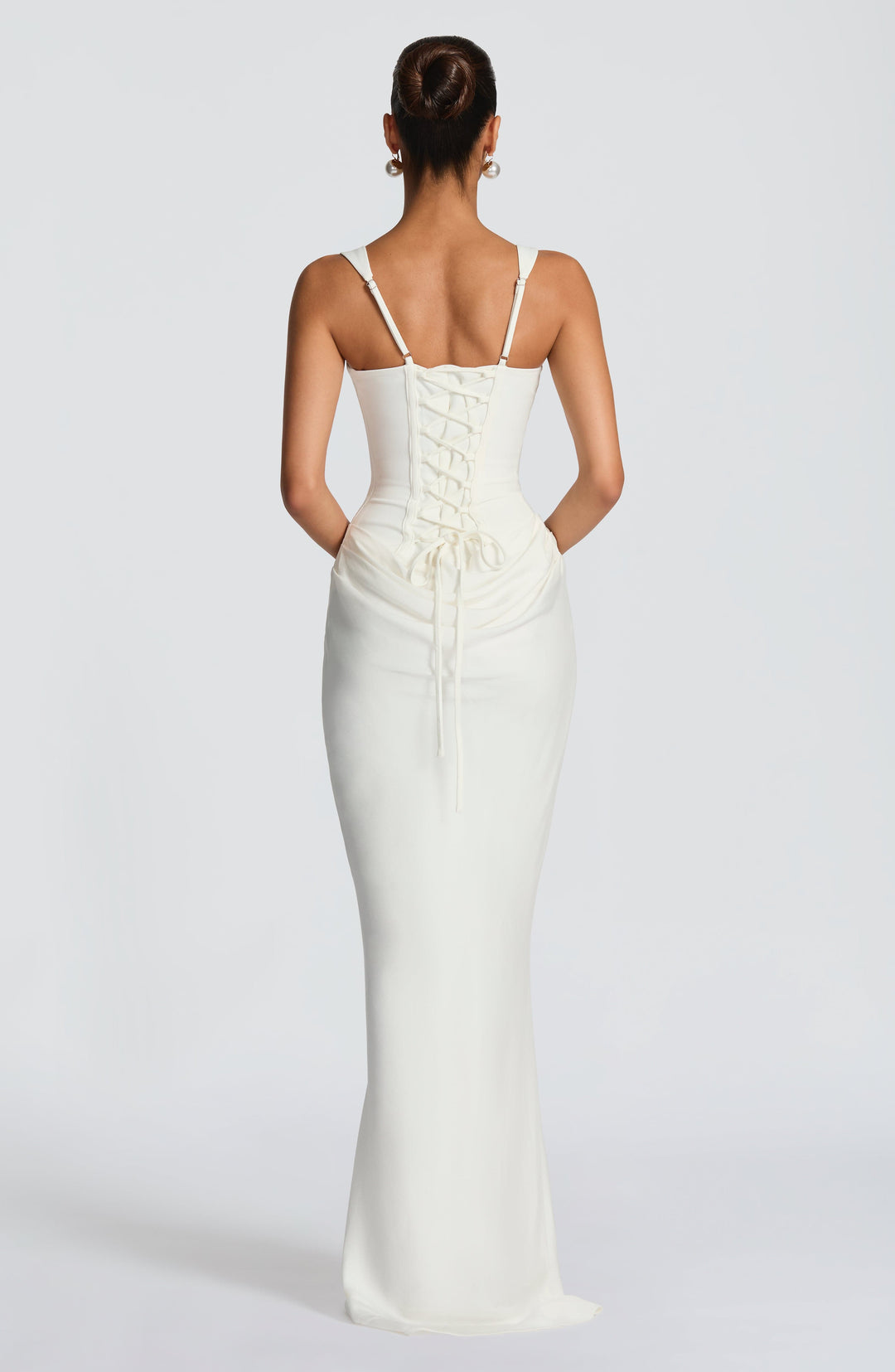 Leonor | Vestido maxi com decote quadrado