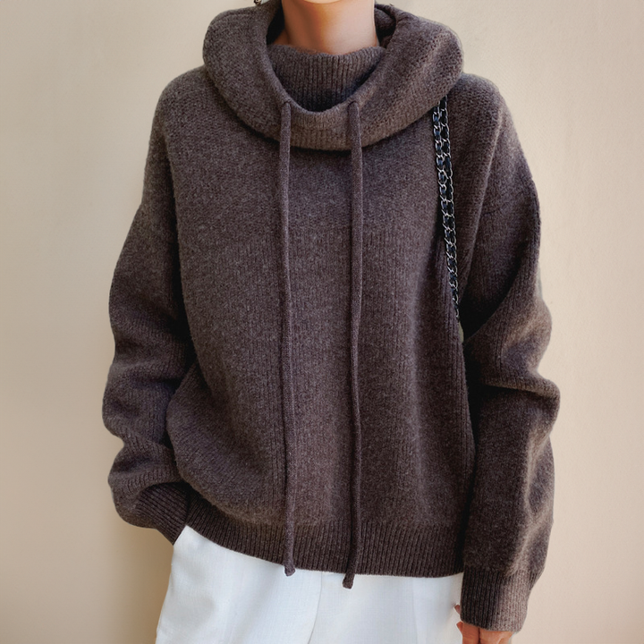 Charlotte – Cuello alto elegante de lana merino