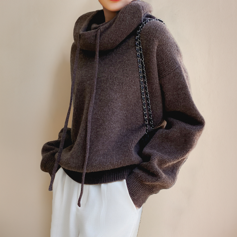 Charlotte – Cuello alto elegante de lana merino