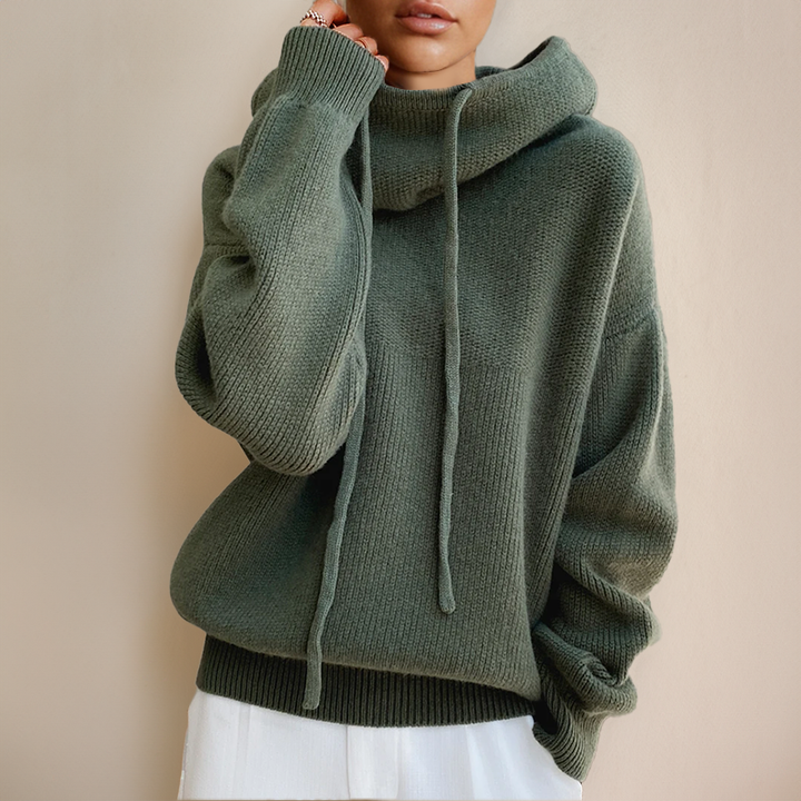 Charlotte – Cuello alto elegante de lana merino
