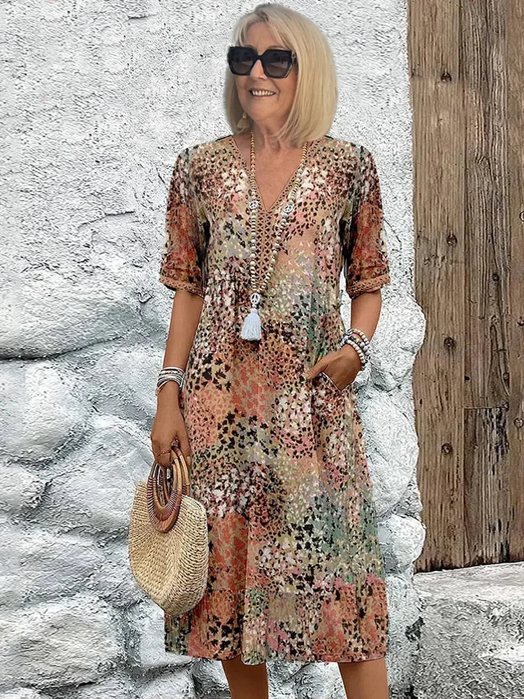 Lina | Vestido leve com decote em V