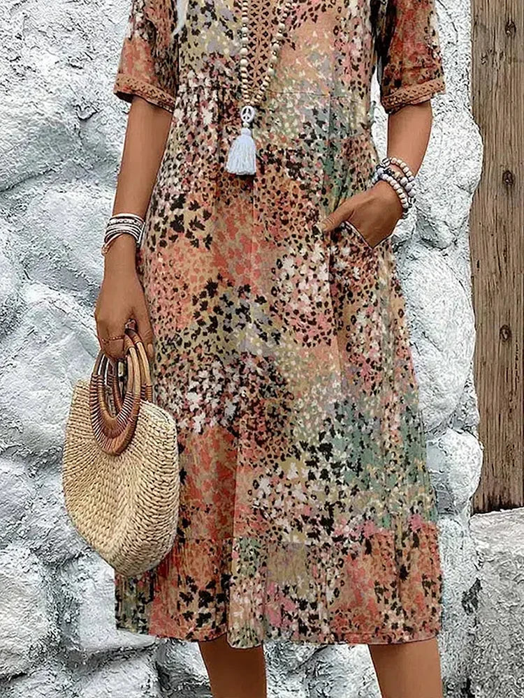Lina | Vestido leve com decote em V