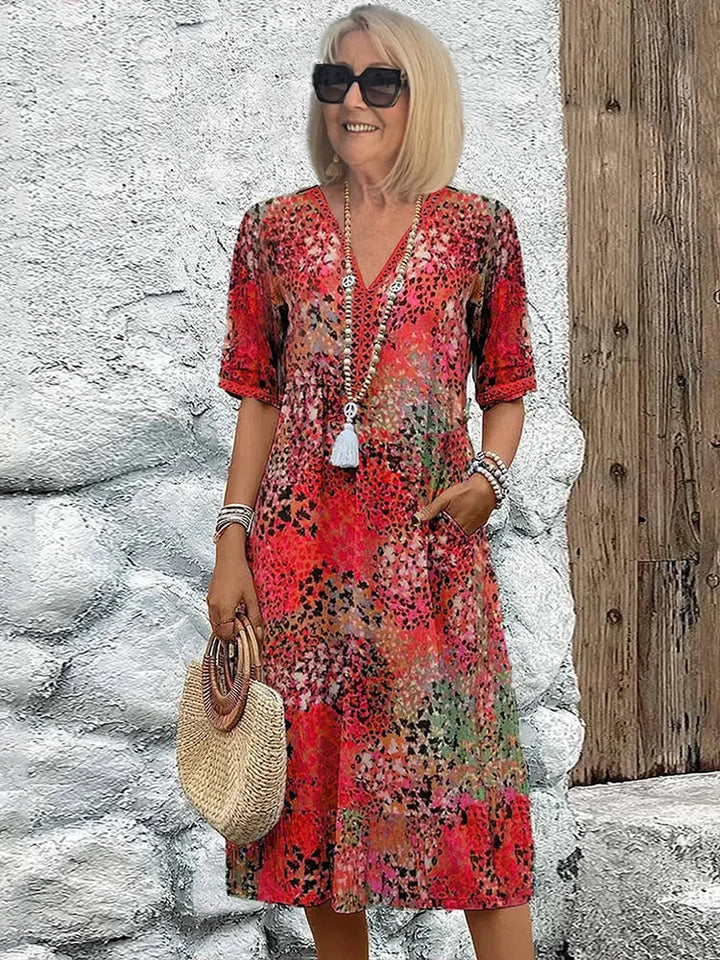Lina | Vestido leve com decote em V