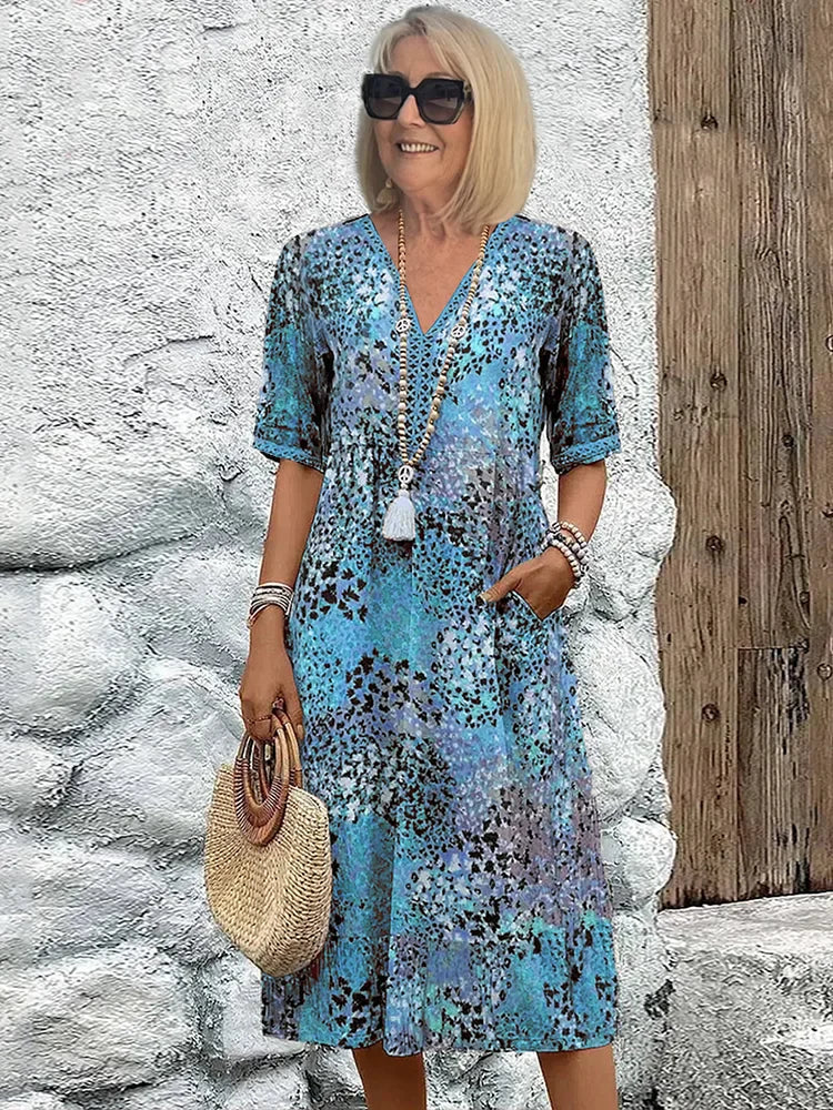 Lina | Vestido leve com decote em V