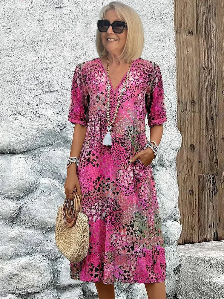 Lina | Vestido leve com decote em V