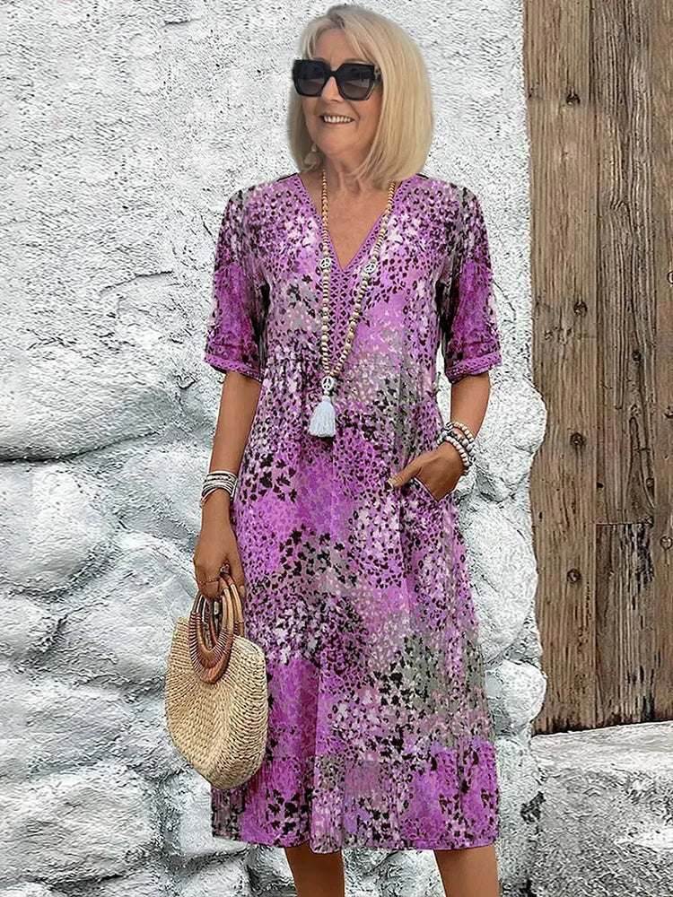Lina | Vestido leve com decote em V