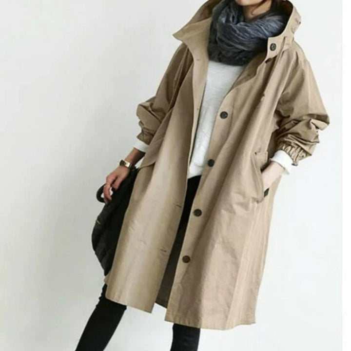 Samantha™ | Gabardina elegante e impermeável