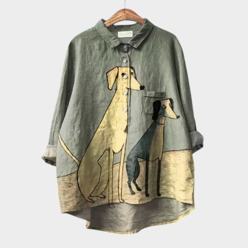 Amélie | Elegante Camisa de Verão em Linho