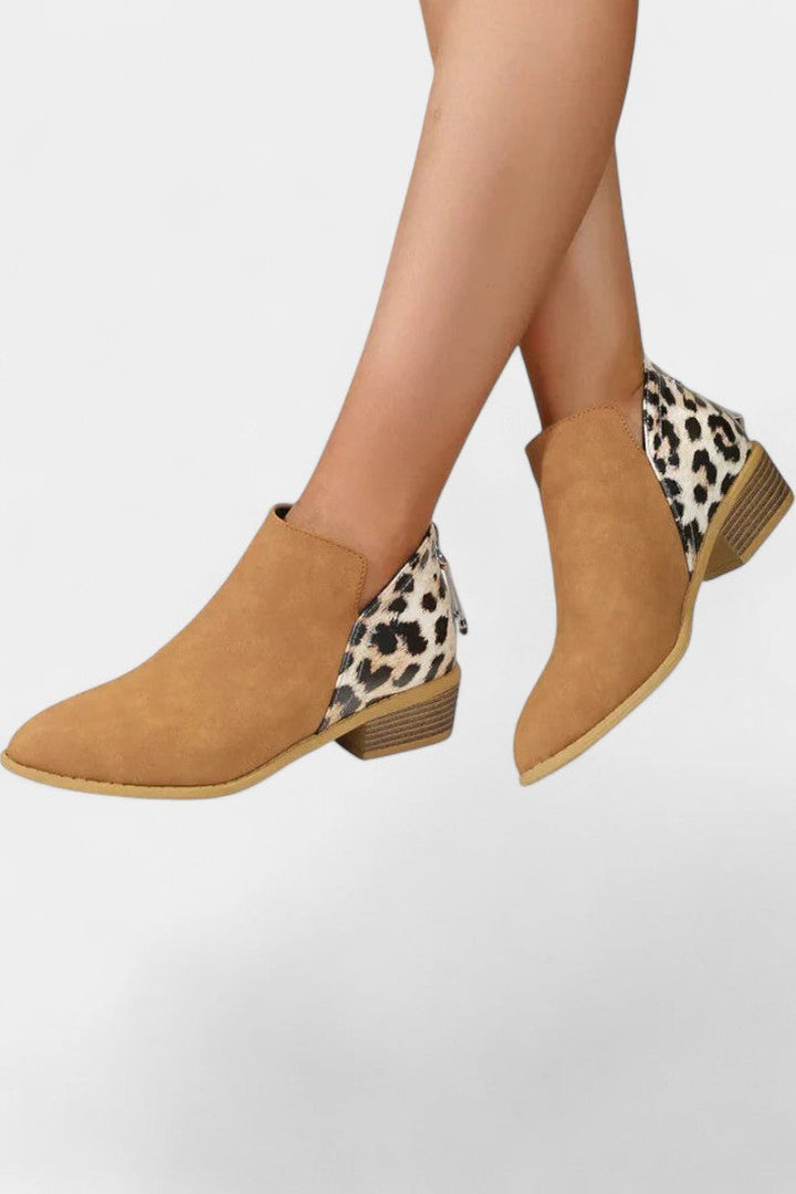 Janicee Botas Ortopédicas com Estampado de Leopardo