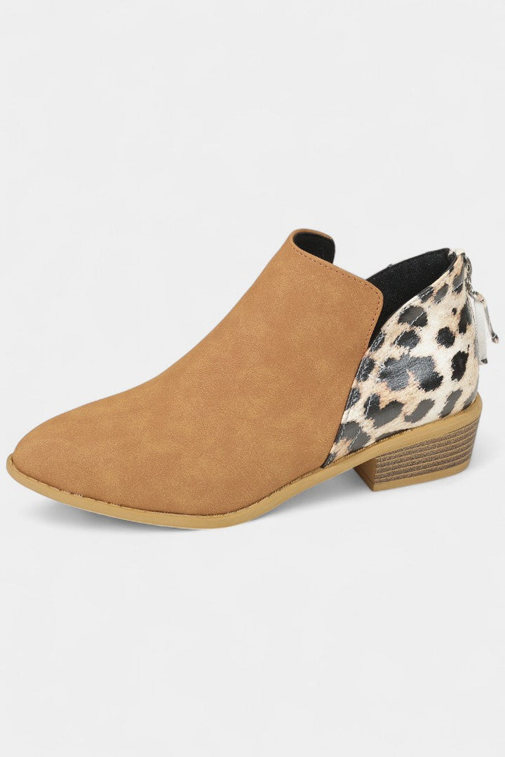 Janicee Botas Ortopédicas com Estampado de Leopardo