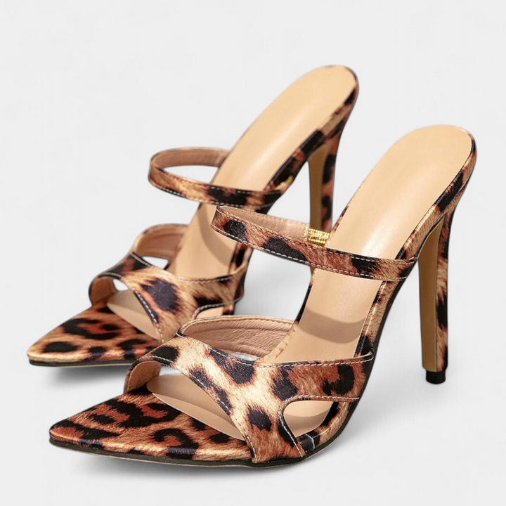 Annai Sapatos Stiletto de Bico Fino Elegantes