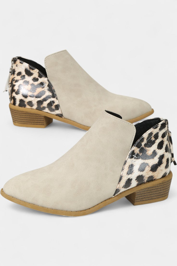 Janicee Botas Ortopédicas com Estampado de Leopardo