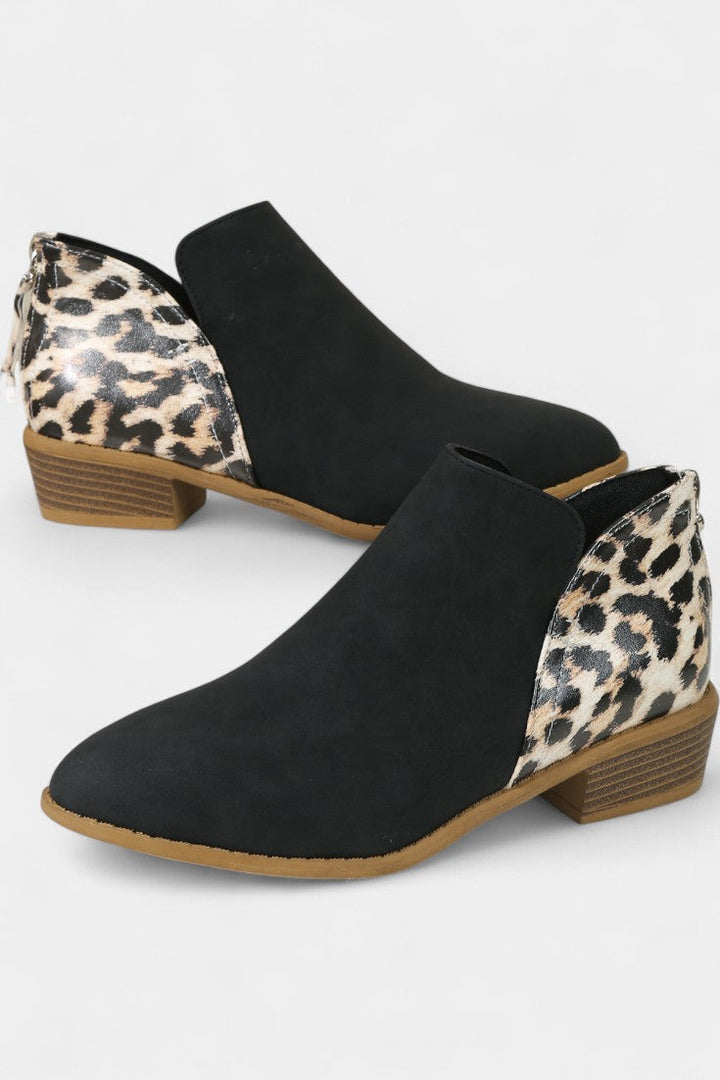 Janicee Botas Ortopédicas com Estampado de Leopardo