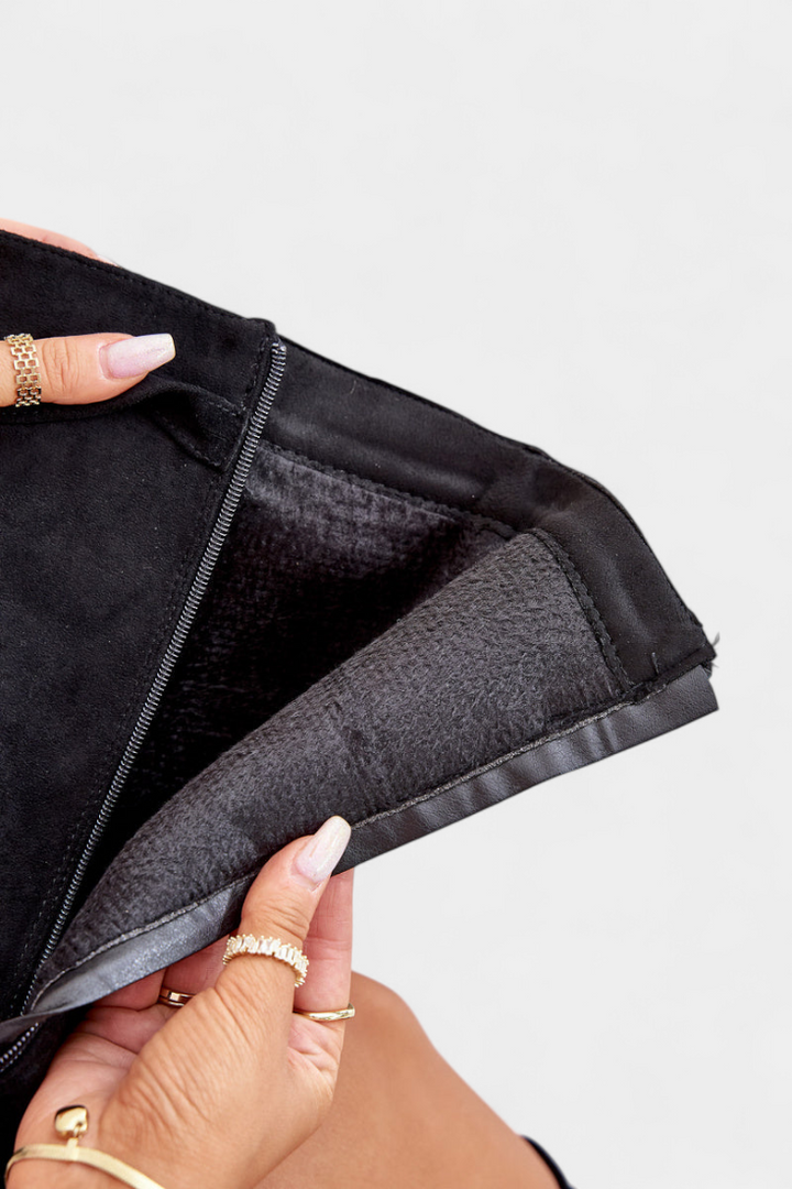 Botas de Cano Alto com Salto Bloco Raya