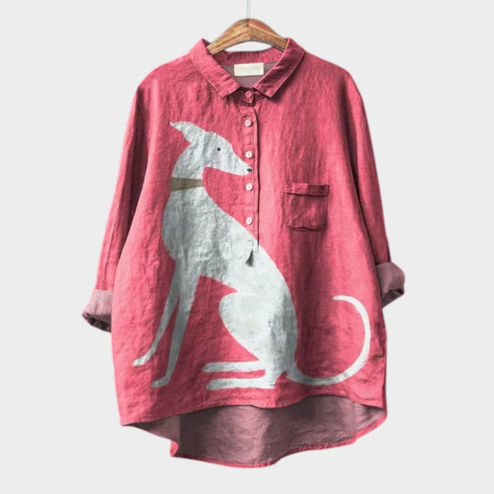 Amélie | Elegante Camisa de Verão em Linho