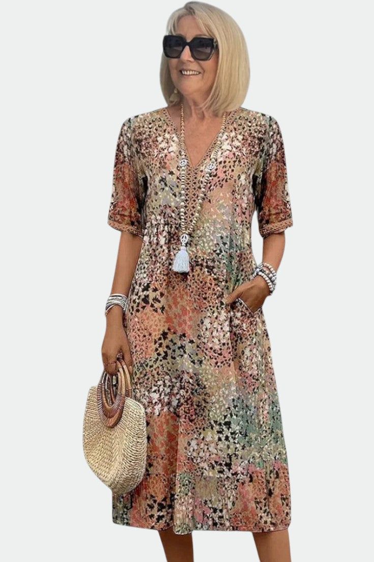Lina | Vestido leve com decote em V